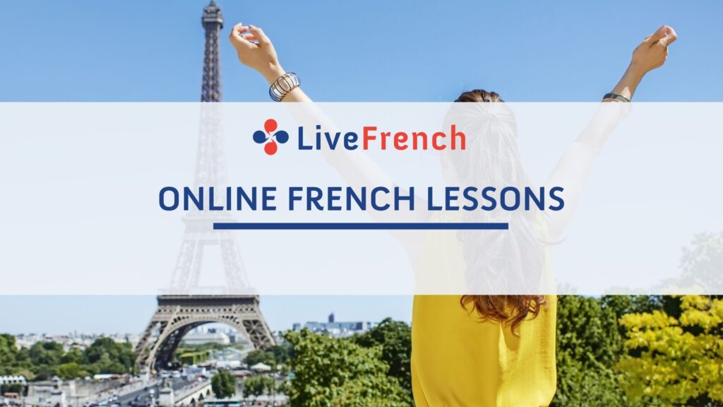 Adult learner practicing French online with a Live French teacher on Zoom