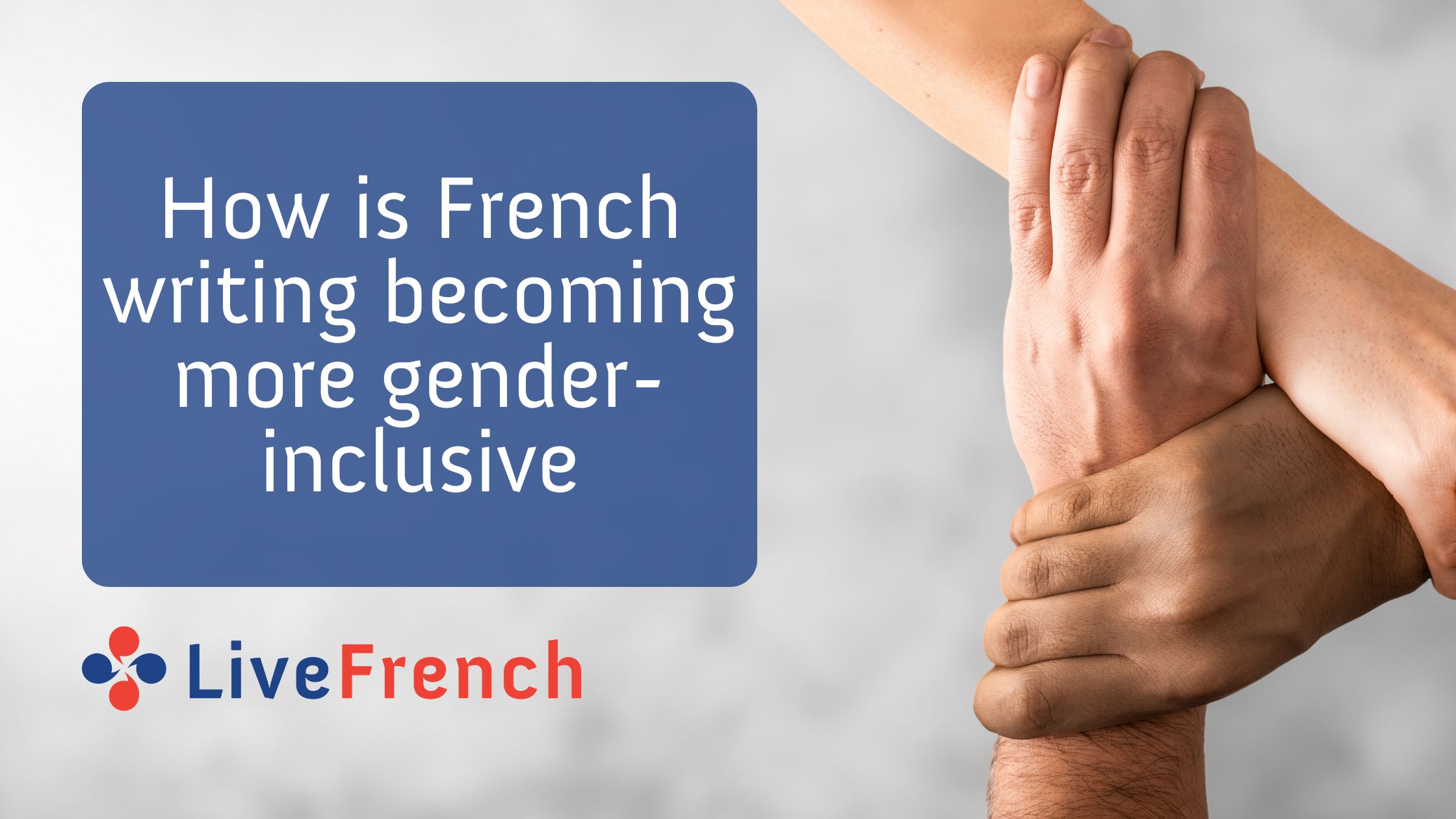 How is French writing becoming more gender-inclusive