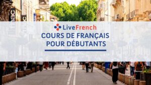 Adulte débutant en cours de français en ligne avec un professeur Live French sur Zoom
