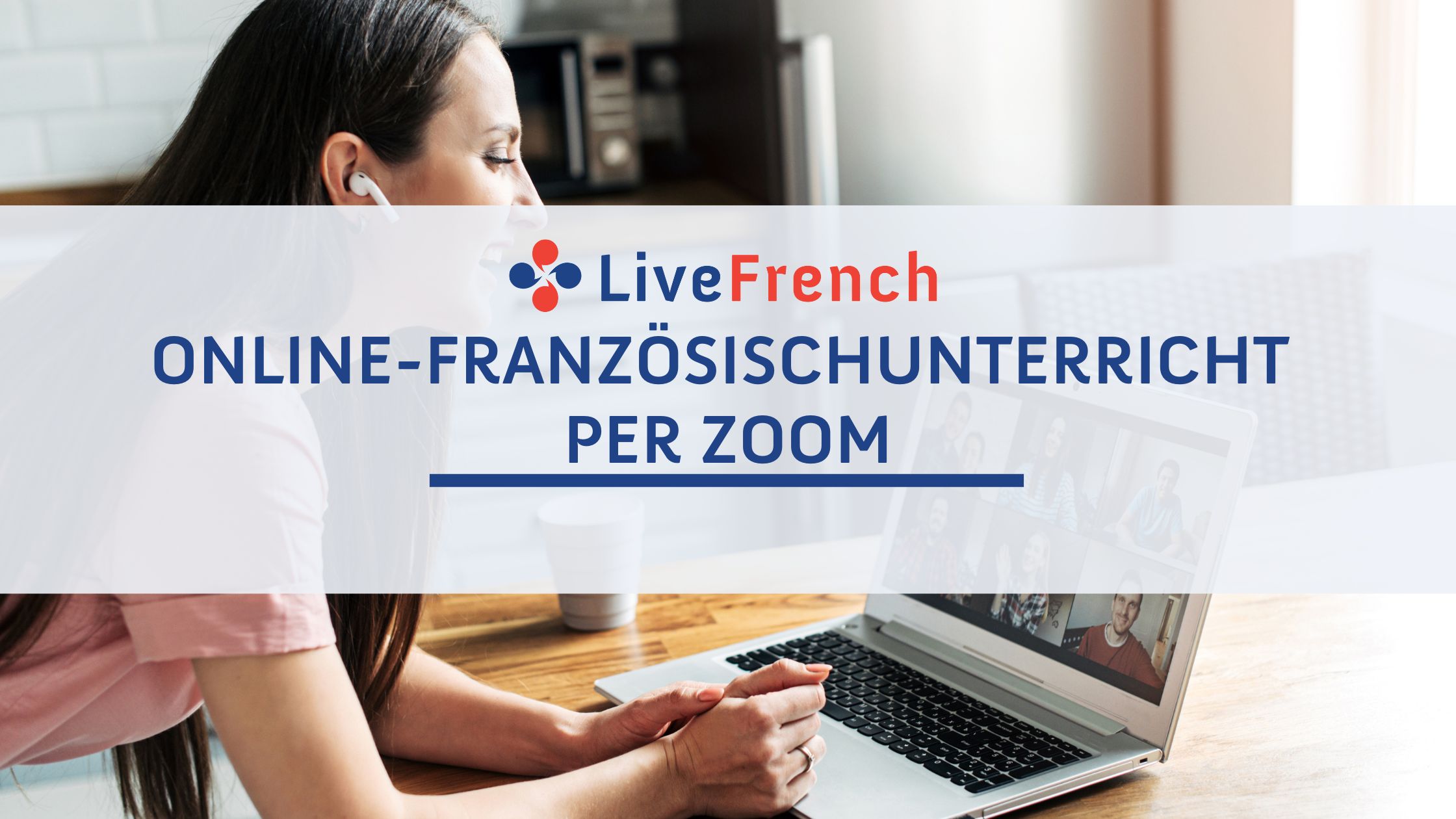 Online-Französischunterricht per Zoom